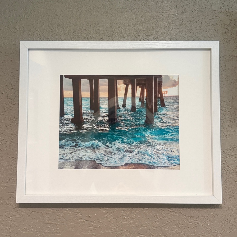 Dania Florida Pier  Framed Photo